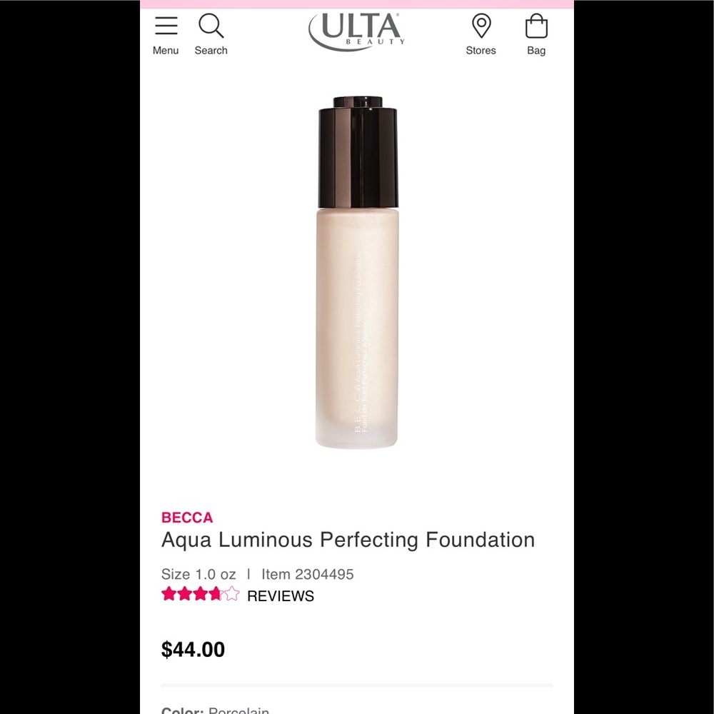 Becca Aqua Luminous Perfecting Foundation